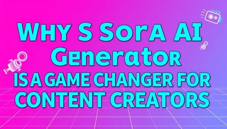 Why Sora AI Video Generator Is a Game Changer for Content Creators